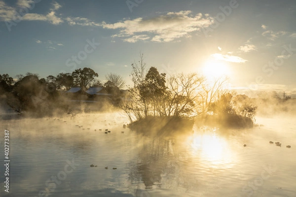 Obraz 冬の熊本　浮島神社