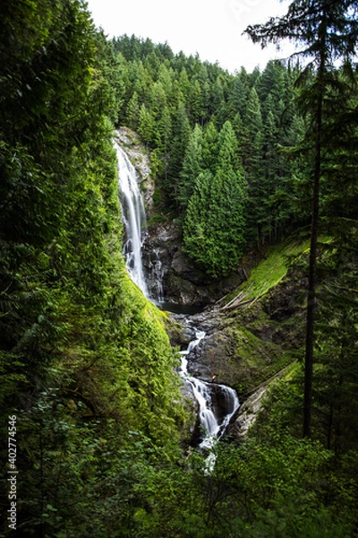 Obraz Waterfall in the mountains