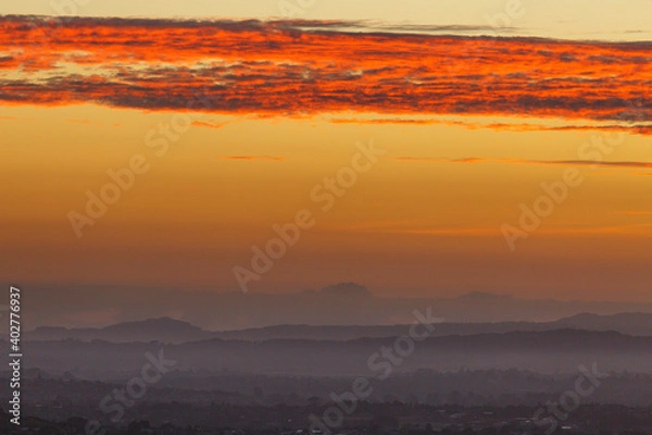 Obraz Sunrise times Auckland in New Zealand 