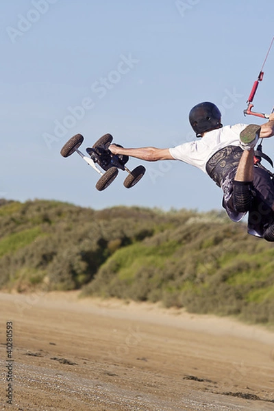 Fototapeta land boarding