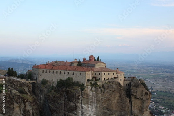 Obraz monastery in the hills