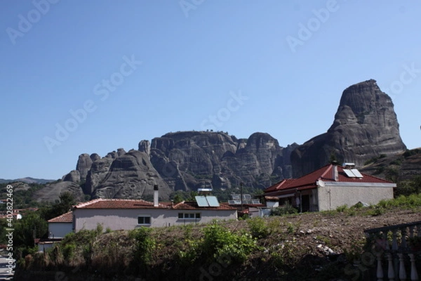 Obraz landscape in Meteora, Greece