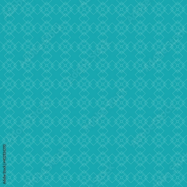 Obraz geometric seamless pattern on blue background