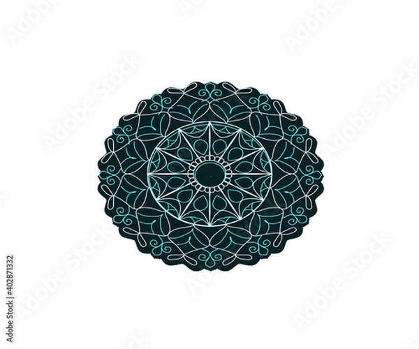 Fototapeta Mandala lase fabric design