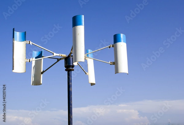 Fototapeta Enegry generator (small scale windmill)