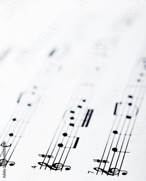 Obraz Music Note pad