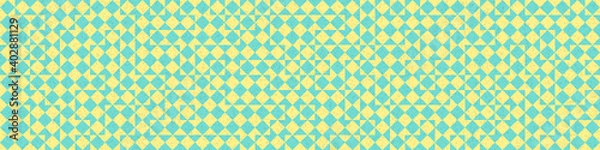 Fototapeta Abstract Geometric Pattern generative computational art illustration