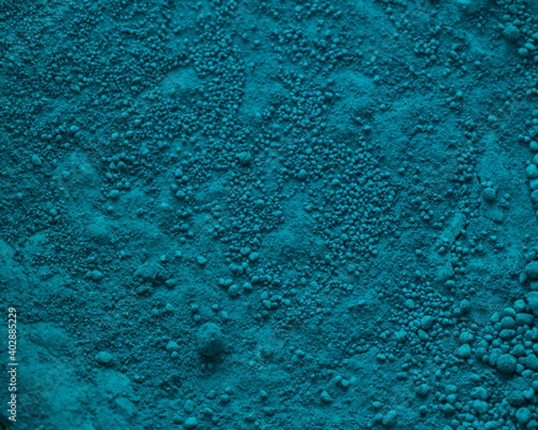Obraz Color background and texture: turquoise pigment.