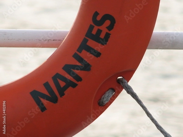 Obraz nantes sur une bouée