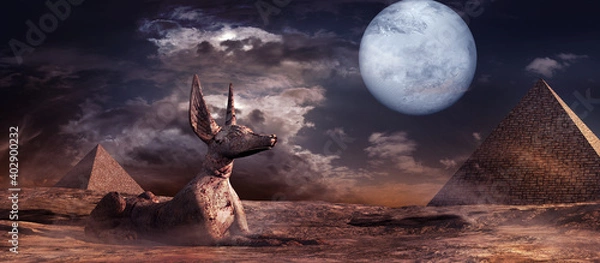 Obraz Night on a desert