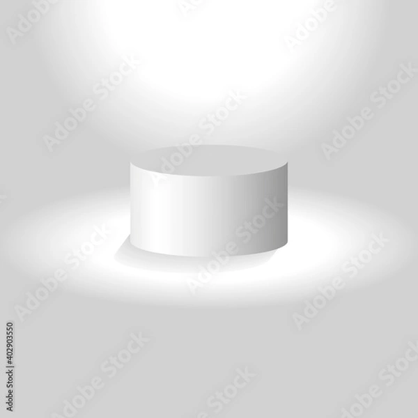 Obraz Pedestal. 3d platform studio, minimal scene. Museum stage. Realistic cubes podium. Gallery geometric blank product stands. Stage for awards on website in modern.