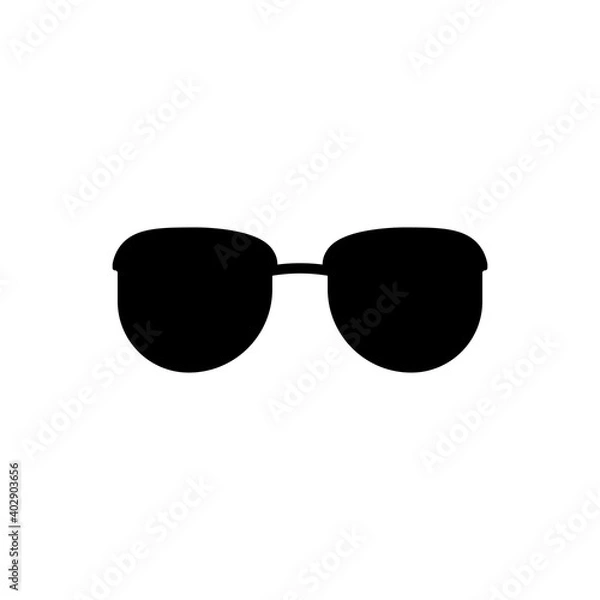 Fototapeta Glasses outline icon isolated. Symbol, logo illustration for mobile concept, web design and games.