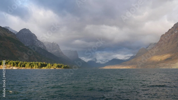 Obraz lake and mountains
