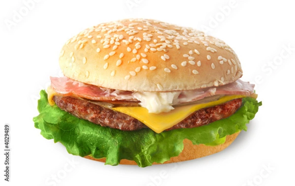 Obraz cheeseburger
