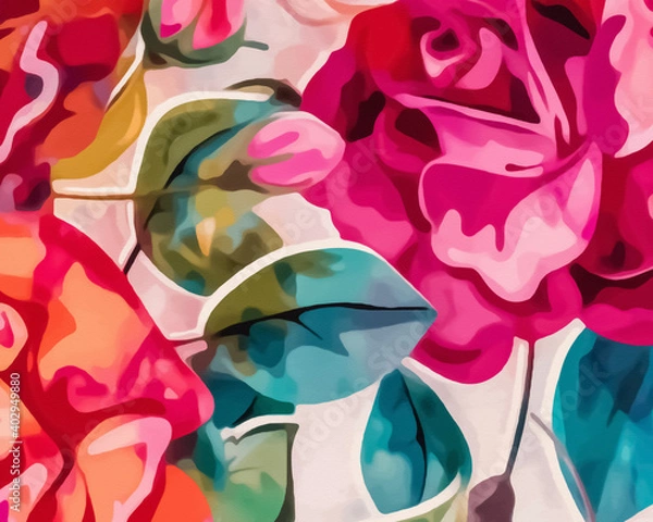 Obraz Modern Flowers 