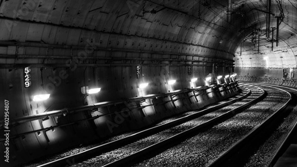 Obraz railway tunnel