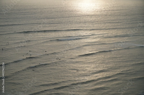 Fototapeta ペルー　夕暮れ時の海