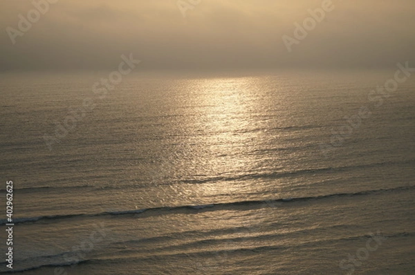 Fototapeta ペルー　夕暮れ時の海