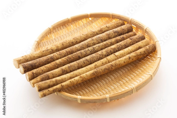 Obraz 洗い牛蒡、ごぼう