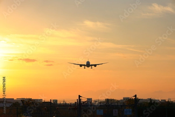 Obraz 千里川の土手　伊丹　兵庫