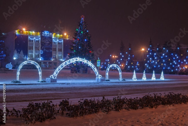Obraz зима в Алексеевке\winter in Alekseevka