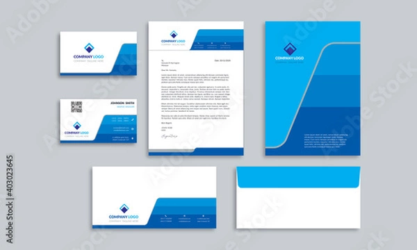 Obraz Branding Identity Layout To your any Business 
Purpose 