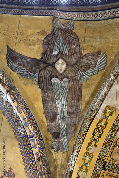 Fototapeta Mosaic of Seraphim Angel