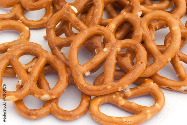 Fototapeta salt pretzels