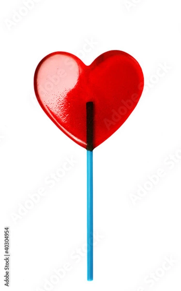 Fototapeta Red candy heart