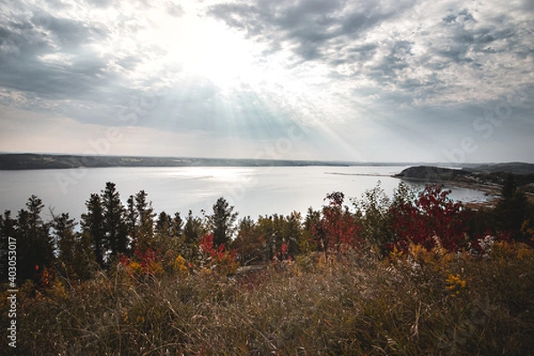 Obraz Rayons du soleil d'automne