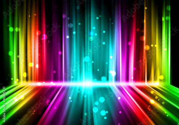 Obraz abstract lights Colorful background