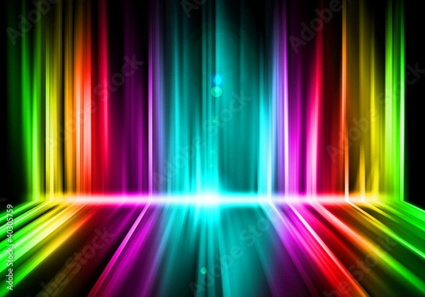 Obraz abstract lights Colorful background