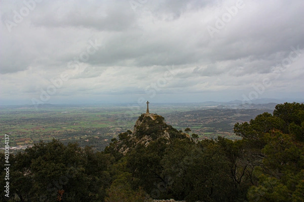 Obraz clouds over the mountains