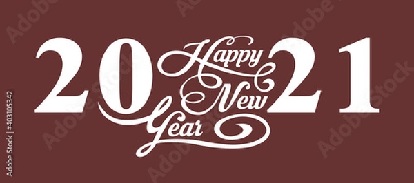 Obraz Happy New Year 2021