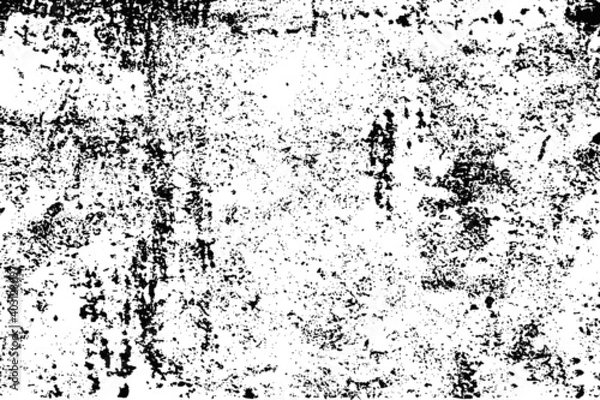 Obraz Grunge rough black textured vector background