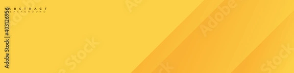 Fototapeta abstract modern yellow lines background vector illustration EPS10