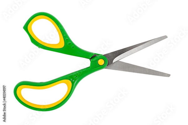 Fototapeta Green scissors