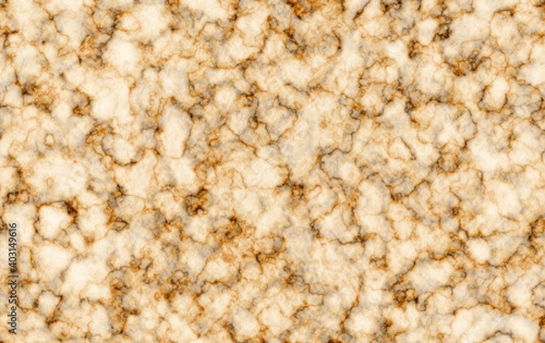 Fototapeta Brown marble floor texture background , counter top view of natural tiles stone in seamless glitter pattern.