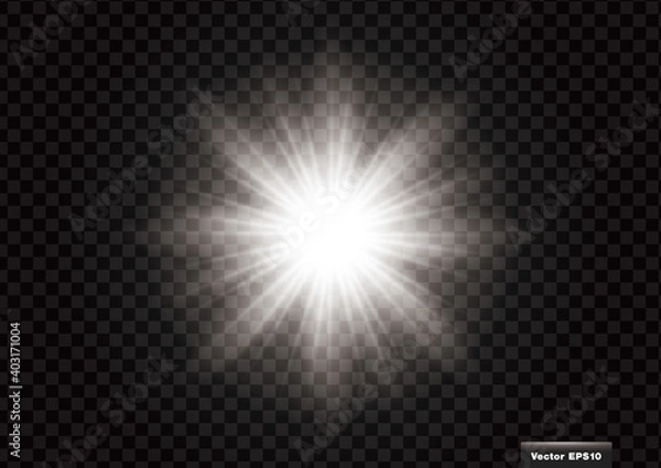 Fototapeta フラッシュ、閃光、光のイメージ装飾 ベクター素材