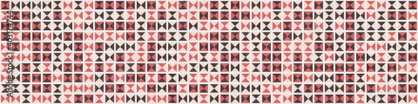 Fototapeta Abstract Geometric Pattern generative computational art illustration