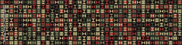 Fototapeta Abstract Geometric Pattern generative computational art illustration