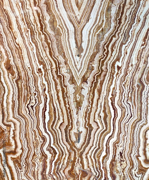 Obraz Brown patterned marble, polished sheet for exhibition