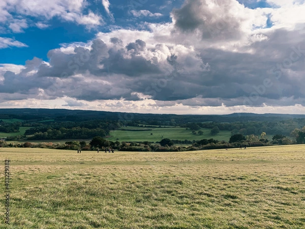 Obraz Landscape with clouds