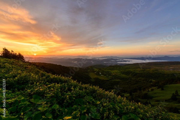 Fototapeta 渋峠の日の出