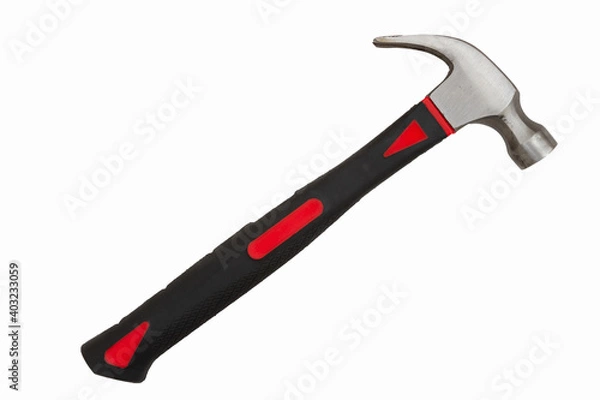 Obraz Black and red claw hammer