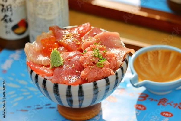 Fototapeta 大盛り海鮮丼