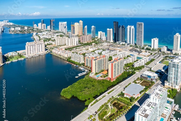 Obraz North Miami Skyline