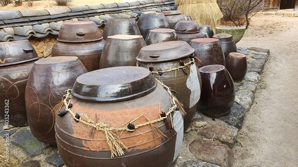 Fototapeta 장독대