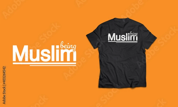 Fototapeta Islamic T-shirt design