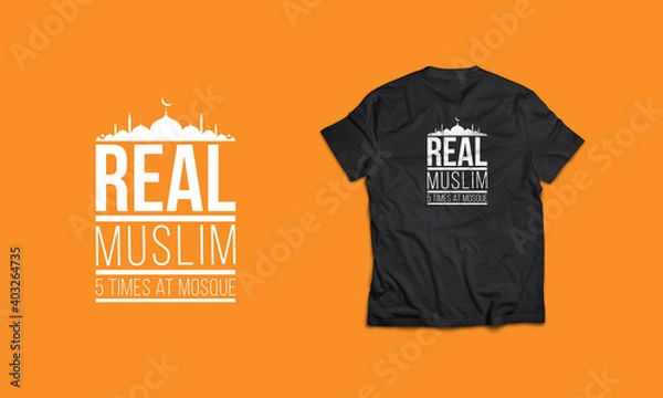 Fototapeta Islamic T-shirt design
